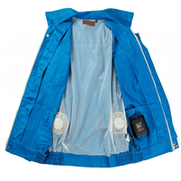 Reversible Übergrößen-Outdoor-Kühljacke mit Reißverschluss, Luftzufuhr-Kühlkleidung für Gefriertruhen, Klimaanlagen-Kleidung