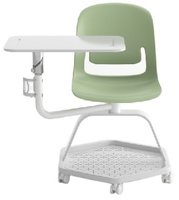 Nouveau Style de meubles de salle de classe, chaise de formation d'étude pour étudiants, chaise de visiteur de bureau avec bloc-notes