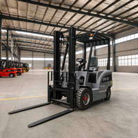 Chariot élévateur électrique 3,5 tonnes à batterie lithium-ion, contrepoids, usage intensif en usine, fonctionnement fiable et sûr