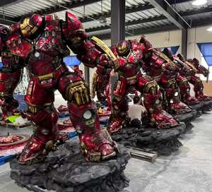 Figura de acción de la película Marvel de tamaño medio, popular, de fibra de vidrio, tamaño real, modelo MK44, para decoración. - Product Image 6