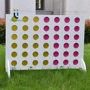 Planche d'extérieur en bois <span class=keywords><strong>de</strong></span> pin 4 dans une rangée <span class=keywords><strong>Jeux</strong></span> <span class=keywords><strong>de</strong></span> connexion Rassemblements familiaux, arrière-cour, jeu éducatif extérieur <span class=keywords><strong>de</strong></span> table <span class=keywords><strong>de</strong></span> carnaval - Product Image 6