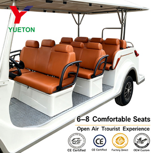 Autobús Turístico Clásico de 6 Plazas, Vehículo Turístico Vintage con Certificación CE, Ideal para Parques, Zonas Turísticas, Granjas, Centros Comerciales y Parques de Atracciones - Product Image 3