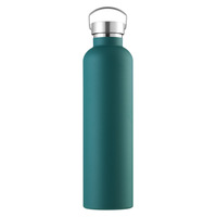 Bouteille isotherme portable en acier inoxydable 304 de 1000 ml, style américain, isolation sous vide, maintien au chaud de 6 à 12 heures pour l'extérieur