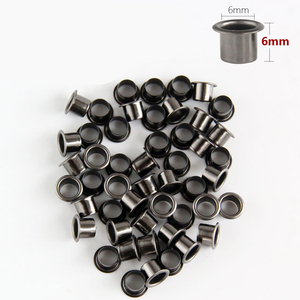 Kit de Ojales Metálicos Pulidos Antióxido de Varios Tamaños (6mm, 7mm Opcional) para Fijación de Cuero (No Importado) - Product Image 1