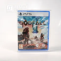 Boîtier de jeu vidéo transparent panoramique en acrylique haute transparence pour PlayStation 4/5, pour jeux de la série PS, marque YGL, modèle YGL-1142
