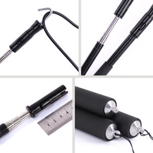 Snelkoppeling Touwhaak Telescopische paal Roestvrij staal Multifunctionele telescopische staaf met kleine haak voor haakgordijn - Product Image 4