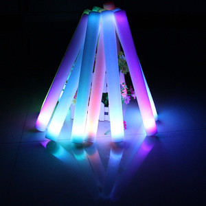 2023 Đầy Màu Sắc Gậy Phát Sáng LED Bọt Cổ Vũ Ống Nhiều Màu Miếng Bọt Biển Wands Phát Sáng Trong Ánh Sáng Tối Đảng Buổi Hòa Nhạc Nguồn Cung Cấp - Product Image 5