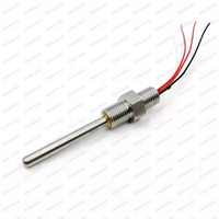 NPT 1/8 thread DS18B20 sensor suhu probe untuk pemanas air tenaga surya, monitor cairan pipa