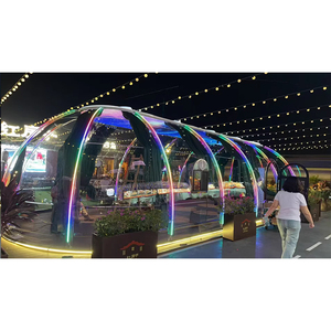 Giá nhà máy Lều cà phê ngoài trời kiểu Glamping, lều mái vòm lắp ráp sẵn, nhà mái vòm Igloo - Product Image 3