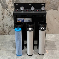 Cartouche de filtre à eau en bloc de charbon actif CTO de qualité alimentaire, 10 pouces, 20 pouces, pour système de filtration d'eau RO sous évier