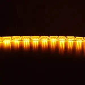 ไฟหน้ารถฉีกตาสีคู่16 LED DRL แถบยืดหยุ่นสัญญาณไฟเลี้ยวรถ5050 Led Strip