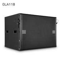 GLA118 18 İnç Düşük Frekanslı Pasif Subwoofer 3200W Tepe Gücü 8 Ohm Profesyonel Bas Hoparlör Sahne Kiralama Tur PA Sistemi için