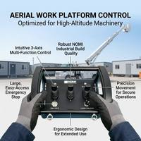 Control Remoto Hidráulico Inalámbrico Industrial de 3 Canales con Control Proporcional para Maquinaria de Elevación en Construcción