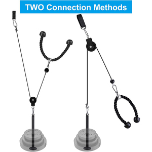 Nhà Phòng tập thể dục cáp ròng rọc hệ thống Lat kéo tập tin đính kèm thép ABS trọng lượng ròng rọc phòng tập thể dục Cáp máy cho ngực cánh tay trở lại đào tạo cơ bắp - Product Image 6