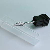 2.35mm Big Cone Bit Forets à ongles en carbure Bandes de ponçage pour perceuse à ongles électrique M Medium