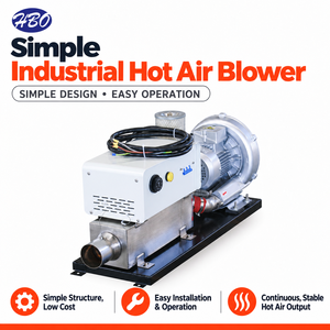 Souffleur <span class=keywords><strong>d</strong></span>'air chaud industriel de base avec <span class=keywords><strong>chauffage</strong></span> électrique de 3 à 30 kW pour séchage auxiliaire, fourniture pour projets <span class=keywords><strong>d</strong></span>'usine OEM - Product Image 1