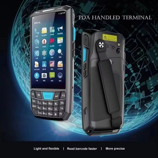 Physical Keypad High Speed Industrial Data Collector Octa Core Android 13.0 1D 2D Barcode Scanner 4GB+64GB Rugged Stock Retail