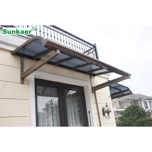 Fourniture directe d'usine pare-soleil extérieur en polycarbonate <span class=keywords><strong>auvent</strong></span> de <span class=keywords><strong>porte</strong></span> d'entrée <span class=keywords><strong>auvent</strong></span> de terrasse <span class=keywords><strong>auvent</strong></span> de <span class=keywords><strong>porte</strong></span> d'entrée - Product Image 5