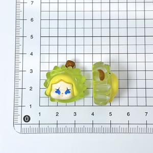 Nuevo creativo lindo dibujos animados luminoso burbuja fruta resina accesorios DIY teléfono móvil funda horquilla zapato hebilla cuentas-todo Acrílico - Product Image 5