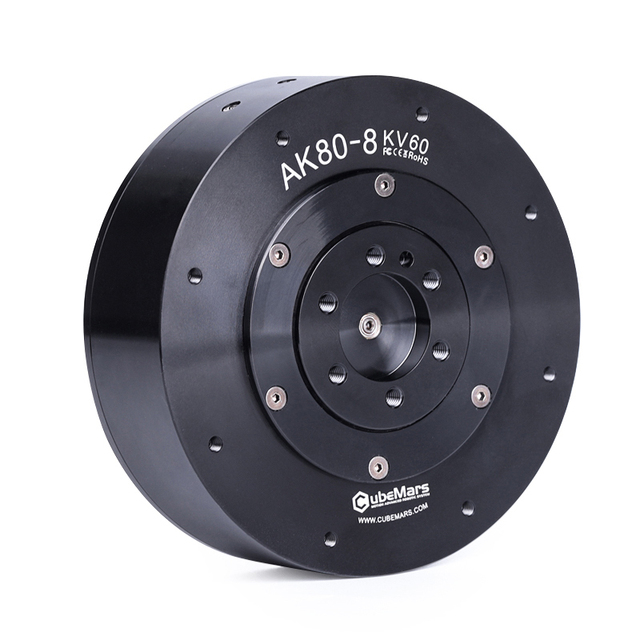 Foxtech AK80-8 KV60 Dual Encoder Servo Motor High Torque Planetary Gear Robotic Joint Actuator for Humanoid Quadruped Robot Leg