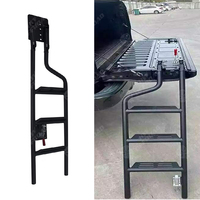 Échelle de hayon de camionnette pliable avec poignée pour Dodge Ram1500 2013-2018 Escabeau rotatif à 360 °