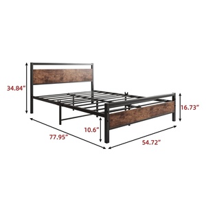 <span class=keywords><strong>Singolo</strong></span> in metallo rustico struttura del letto <span class=keywords><strong>materasso</strong></span> <span class=keywords><strong>Base</strong></span> in metallo letti <span class=keywords><strong>Base</strong></span> <span class=keywords><strong>per</strong></span> Hotel Twin Size metallo telaio del letto - Product Image 2