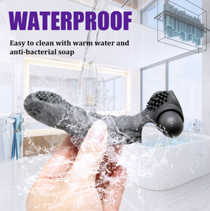 Silikon siyah kadın Masturbator G-SPOT vibratör USB şarjlı vajina teşvik parmak kol renk kutusu ambalaj - Product Image 3