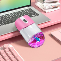 Logo personnalisé nouveau style de souris sans fil pour ordinateur Liquido flotteur d'eau et d'huile liquide