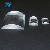 Lentille Cylindrique Plano-Convexe BK7 Personnalisable OEM 22mm*20mm en Quartz/Achats K9 pour Équipement Optique Sphérique Plat
