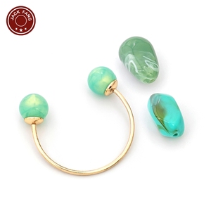 อุปกรณ์ตกแต่งชุดว่ายน้ำบิกินี่แบบกำหนดเอง ตัวล็อครูปทรงแปลกตา ตัวล็อคโลหะสำหรับชุดเดรสผู้หญิง ประดับด้วยลูกปัดและห่วงโลหะ - Product Image 5