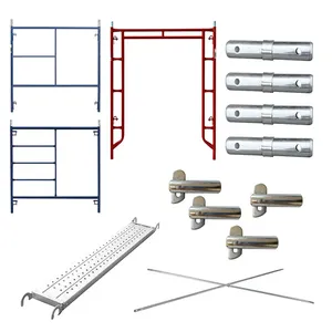 Échafaudage de construction de bonne qualité, échafaudage en acier en forme de H, échafaudage en acier en forme de L - Product Image 1