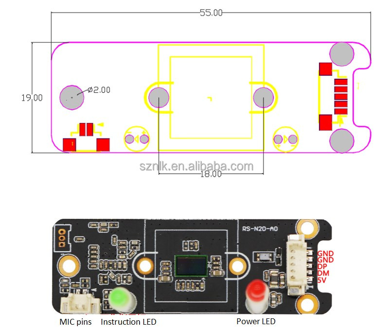 Customized OEM 1080P 120fps HD CCTV H.264 5MP 8MP 4K Starvis Wide Mini UVC MIPI Endoscope Laptop USB camera module