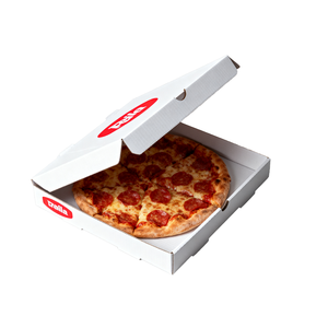 Boîtes à pizza de qualité <span class=keywords><strong>alimentaire</strong></span> en gros, 7 à 12 pouces, <span class=keywords><strong>carton</strong></span> blanc/ondulé en option, résistant à l'huile - Product Image 4