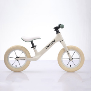Vélo d'équilibre pour enfants de 3 à 8 ans, avec cadre en nylon, selle en cuir PU, pneus gonflables de 12 pouces, vélo de sport pour tout-petits - Product Image 1