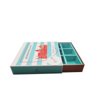 Luxuriöse Ausziehbare Schokoladenbox mit Prägung für Trüffel-Sushi-Süßigkeiten-Verpackung Maßgefertigte Größe Weihnachtsgeschenkbox