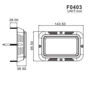 ECE R10 18W LED Emergency <strong>Strobe</strong> Light Red Amber Blue White LED Warning Light Car Light Accessory with Flashing <strong>Function</strong> - Product Image 2