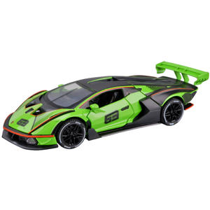 <span class=keywords><strong>Rambo</strong></span> & Gini-modelo de carreras SCV12 para niños, coche de juguete deportivo de aleación, con sonido ligero, adornos de colección, 1:32 - Product Image 1