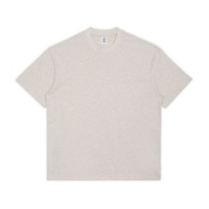 Camiseta de gran tamaño gruesa de algodón superpesado con hombros caídos, ropa de calle de peso pesado para hombre, camisetas recortadas, camiseta ajustada - Product Image 5