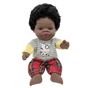 14 <strong>Silicone</strong> Model Reborn Baby Black Real Dolls Soft <strong>Silicone</strong> Girl - Product Image 1