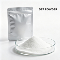 Poudre adhésive thermofusible DTF TPU blanche fine, performance de fusion stable, poudre DTF pour tissus en coton et polyester