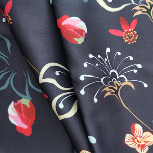 Tissu en coton satiné sergé <span class=keywords><strong>popeline</strong></span> imprimé numérique style personnalisé, respirant, pour chemises, costumes, jupes - pour garçons et filles - Product Image 1