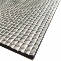 Bouclier thermique insonorisant pour voiture, tapis insonorisant pour voiture, mousse d'isolation moteur avec feuille d'aluminium