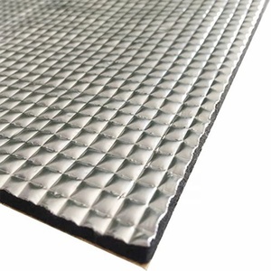 Lá chắn nhiệt xe cách âm deadener, xe âm thanh deadening mat, động cơ cách nhiệt bọt với tấm nhôm - Product Image 2