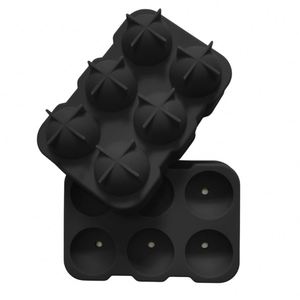 Molde de silicona flexible de 6 cavidades para bolas de hielo, fácil desmolde, para whisky, cócteles y bebidas, para congelador - Product Image 2