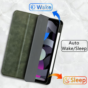 Housse souple en cuir PU pour <span class=keywords><strong>Ipad</strong></span> 2017 5ème 2018 6ème génération étui de <span class=keywords><strong>protection</strong></span> pliable de 9.7 pouces - Product Image 4