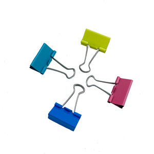 Phổ văn phòng văn phòng phẩm màu sắc kim loại giấy <span class=keywords><strong>Clip</strong></span> chất kết dính <span class=keywords><strong>clip</strong></span> cho Văn Phòng TrườNg Lớn Vừa <span class=keywords><strong>Mini</strong></span> tùy chỉnh chất kết dính Clips giấy - Product Image 5