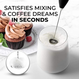 Mixeur à boisson rapide portatif, mousseur à lait puissant pour la cuisine, avec piles <span class=keywords><strong>Duracell</strong></span>, mousseur à lait électrique <span class=keywords><strong>rechargeable</strong></span> - Product Image 3