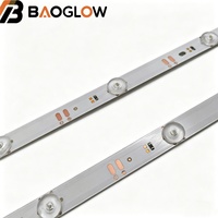 Lampe LED linéaire blanche 10000K, lumière diffusée pour panneau d'affichage, barre lumineuse LCD, rétroéclairage TV, LED à réflexion diffuse RF