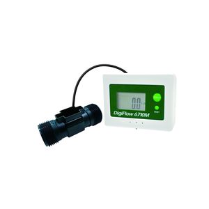 Savant DigiFlow 6710M 3/4 NPT Digital <b>Water</b> <b>Flow</b> <b>Meter</b> Totalizer for Filter Systems - Product Image 1