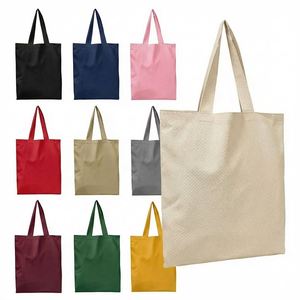 Bolsas de Lona con Logotipo Personalizado al por Mayor, Bolsas Promocionales Reutilizables en Blanco para Eventos Empresariales, Regalos de Marca - Product Image 4